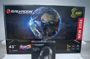 Salvador TV 43 Inch Smart Ultra HD TV (Model: 43SR2D) - New 2026