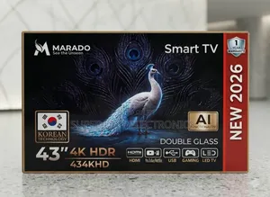 Marado 43 TV HDR Smart TV – Ultra HD, WiFi, HDMI USB New 2026