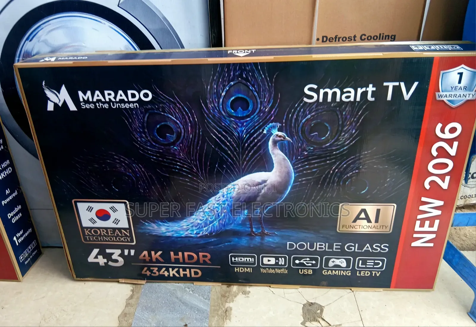 Marado TV 43 Inch HDR Smart TV – Model 434KHD
