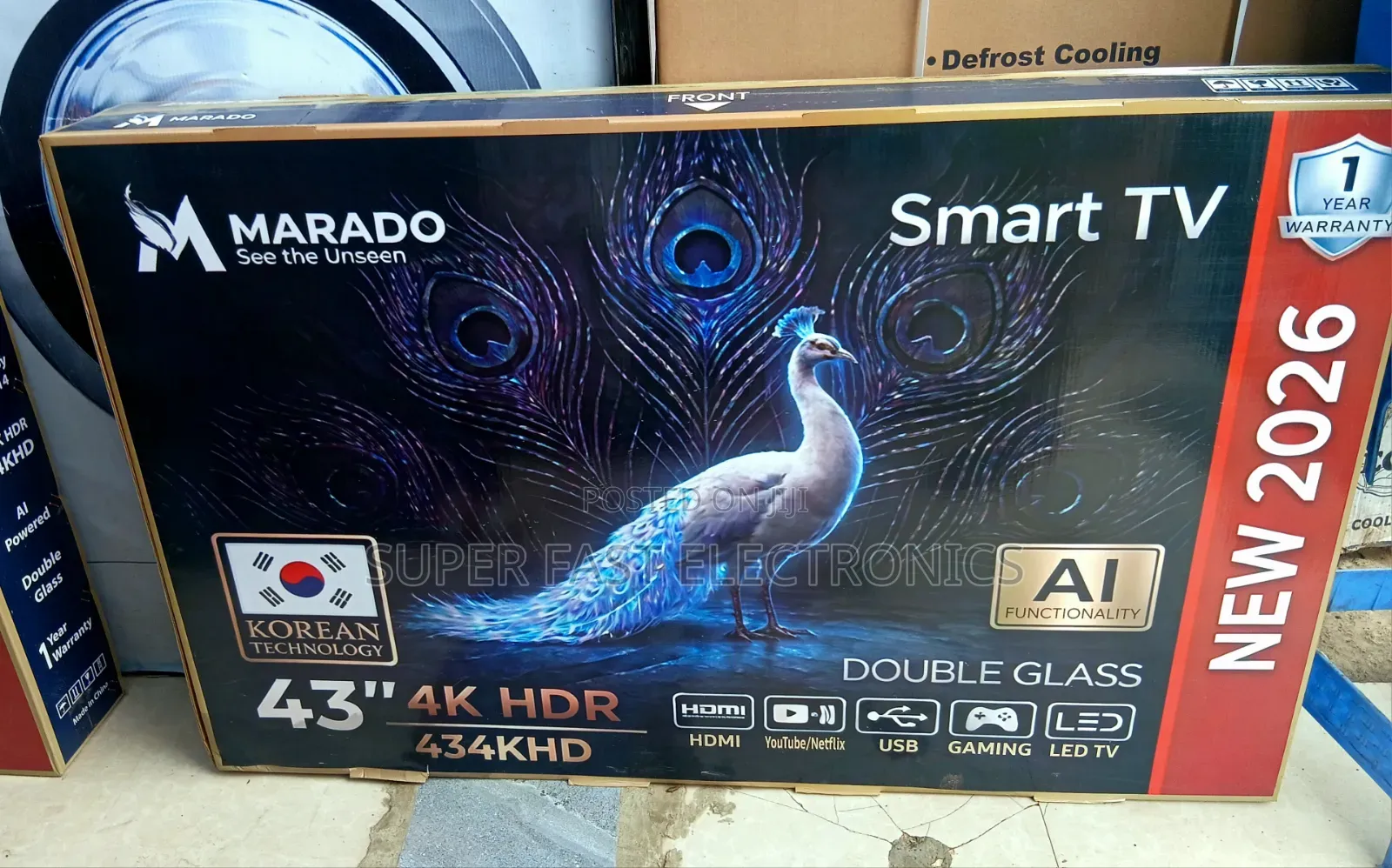 Marado TV 43 Inch HDR Smart TV – Model 434KHD