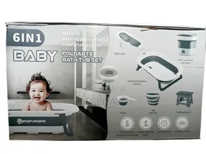6-in-1 Premium Baby Bath Tub Set 
6-በ-1 የልጆች ማጠቢያ