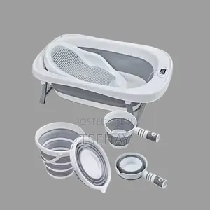 6-in-1 Premium Baby Bath Tub Set 
6-በ-1 የልጆች ማጠቢያ
