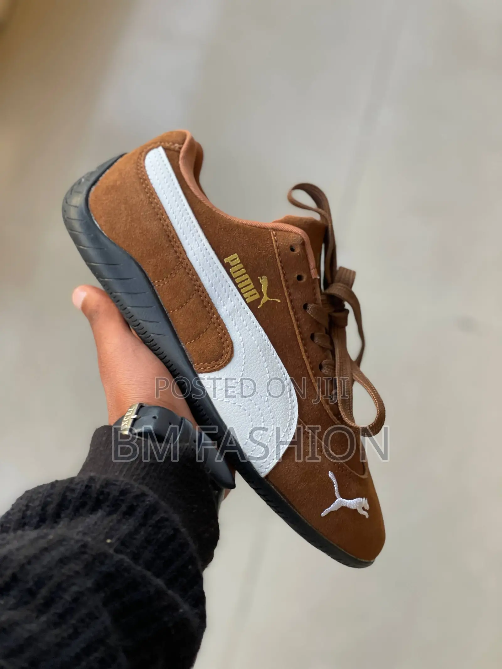 Puma Og Speedcat Brown X White X Black Womens Casual Flats