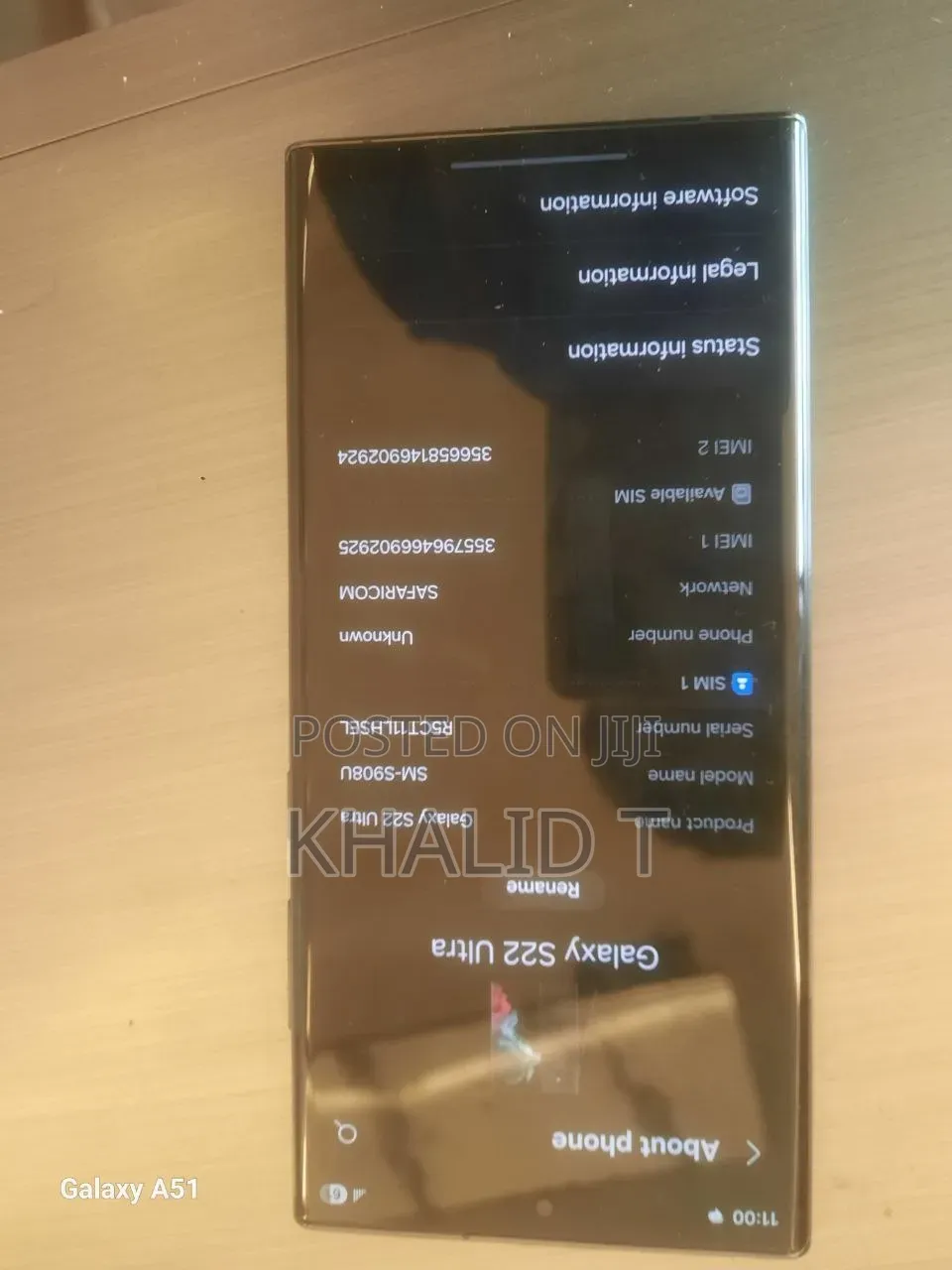 New Samsung Galaxy S22 Ultra 256 GB Black