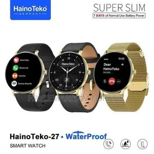 Teko-27 Slim Smart Watch With Bluetooth Calling 3 Straps Included