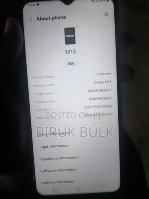 Samsung Galaxy M13 128 GB Gray