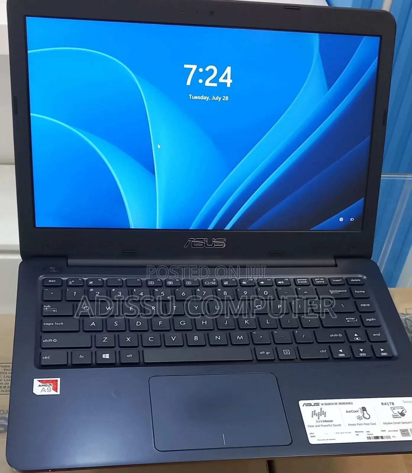 New Laptop Asus Lamborghini Eee PCVX6S 8GB Intel Core i9 SSD 256GB