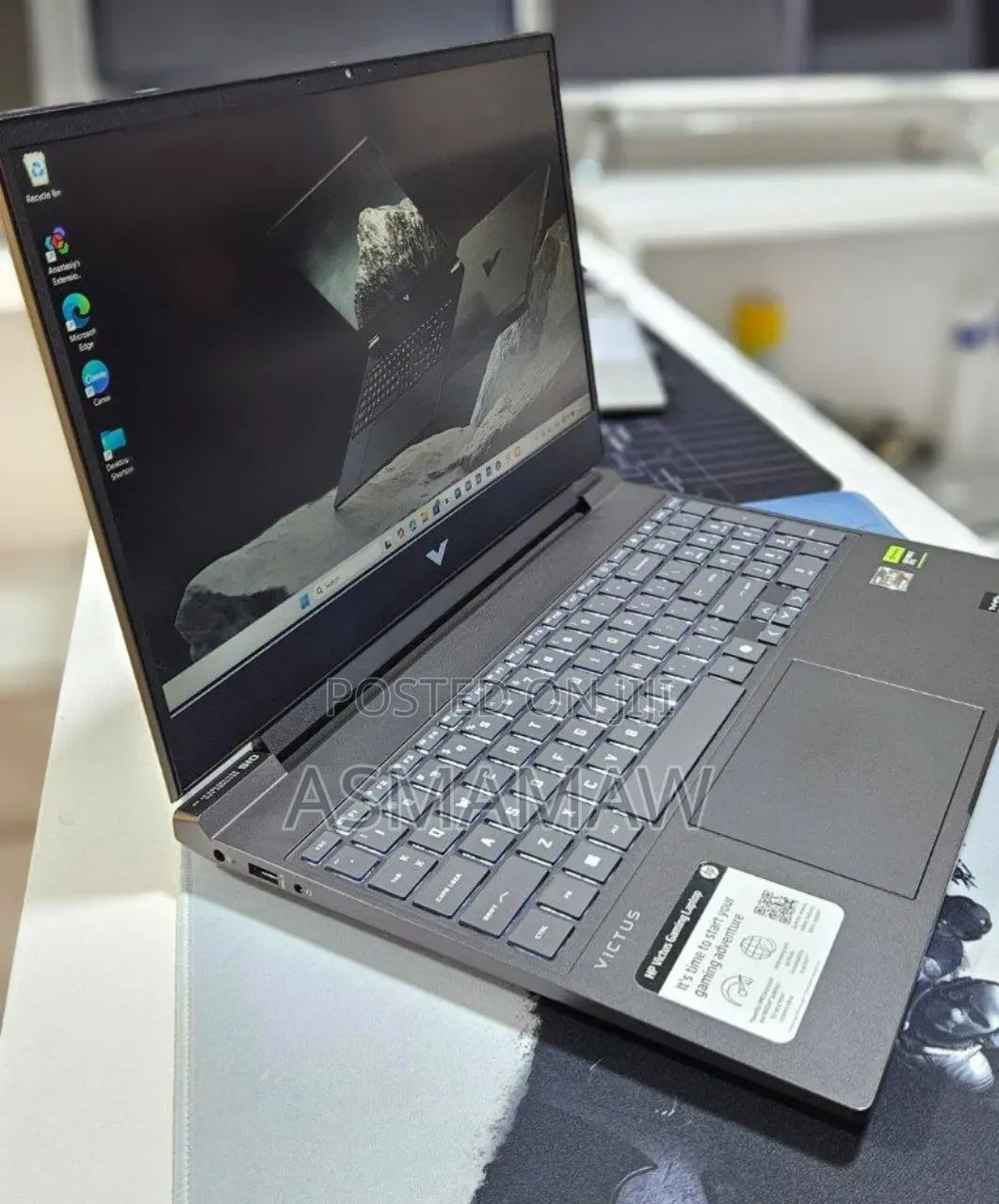 New Laptop HP Victus 15 16GB AMD Ryzen 7 SSD 512GB