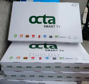 Octa TV 43" Smart Android TV 2026 – Frameless Style, Smart Features