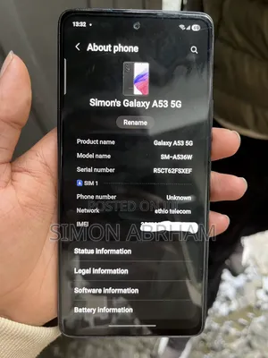 Samsung Galaxy A53 5G 128 GB Black