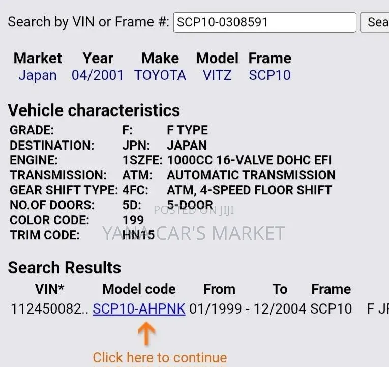 Toyota Vitz 2001 Silver