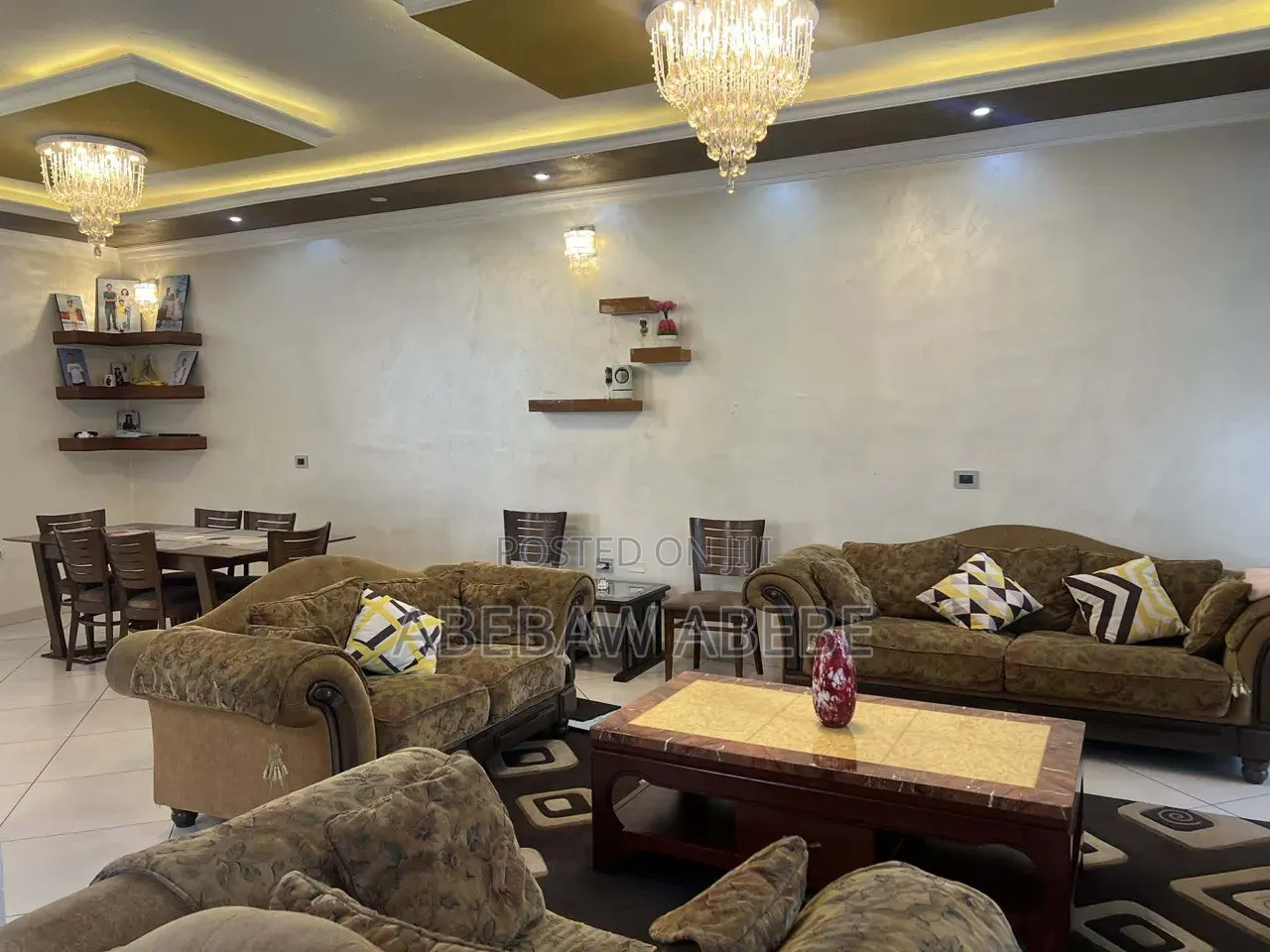 Furnished 3bdrm House in Bole for rent