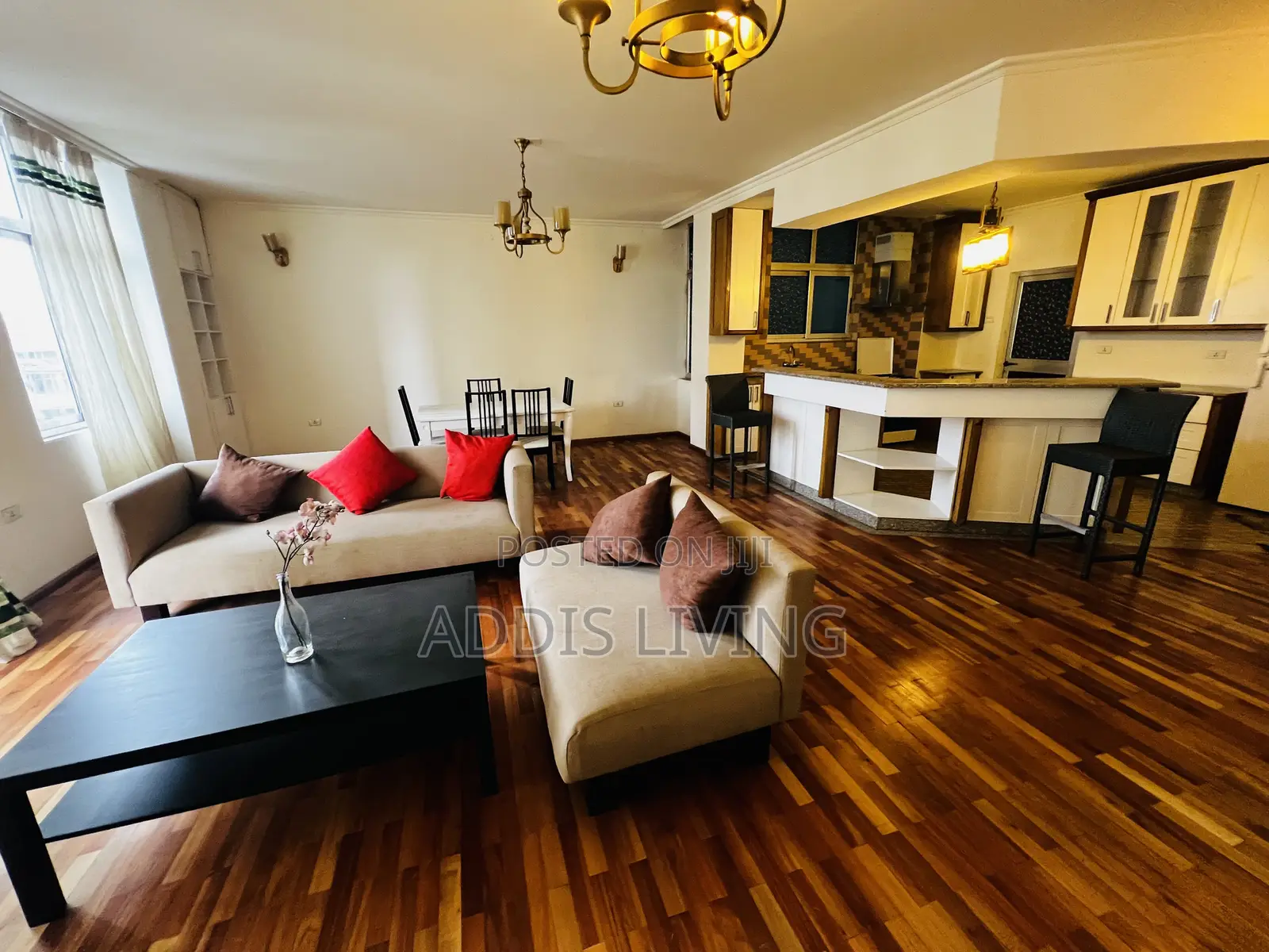 Furnished 2bdrm Apartment in Bole for rent