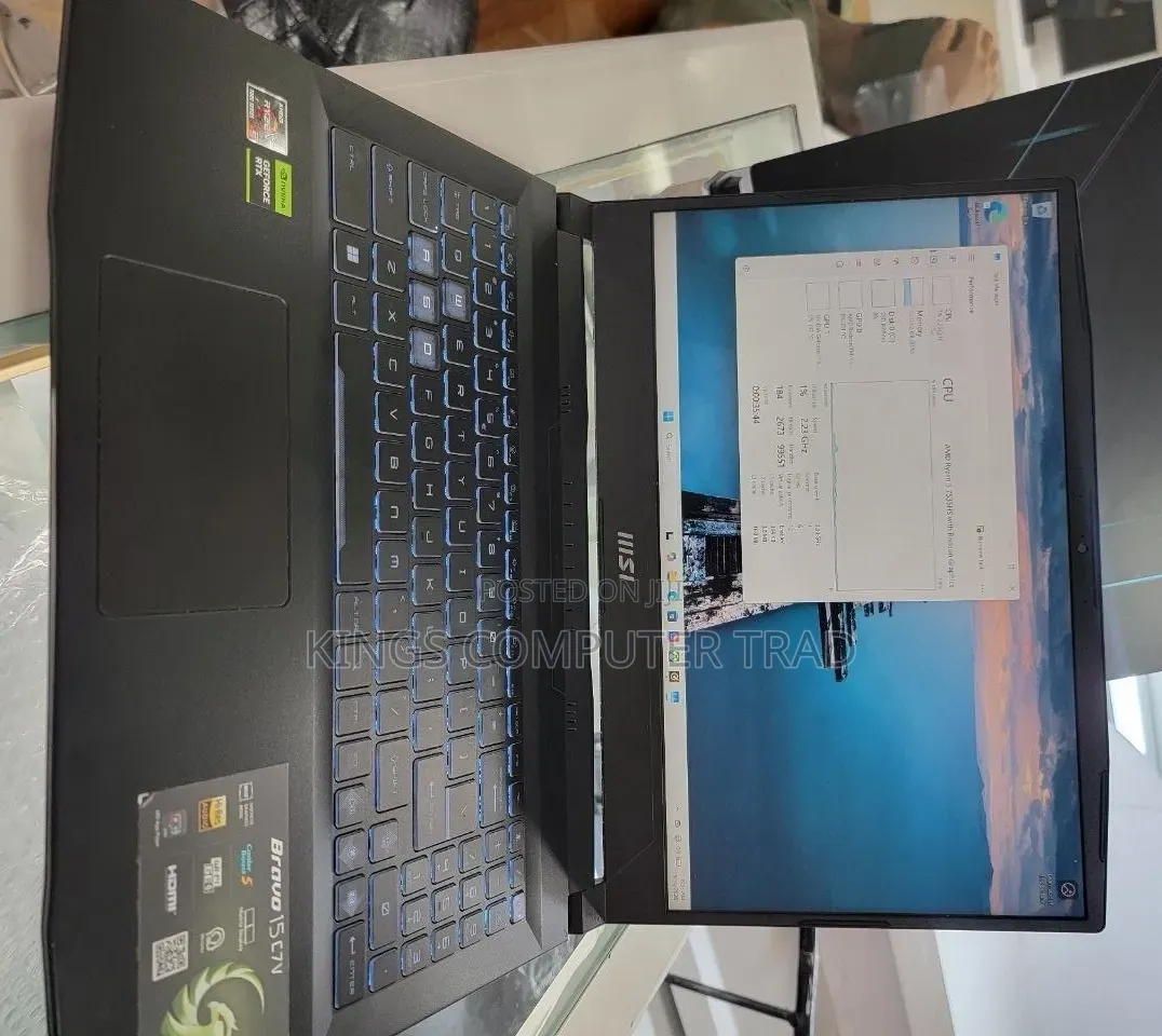 New Laptop MSI GF63 16GB AMD Ryzen 5 SSD 512GB