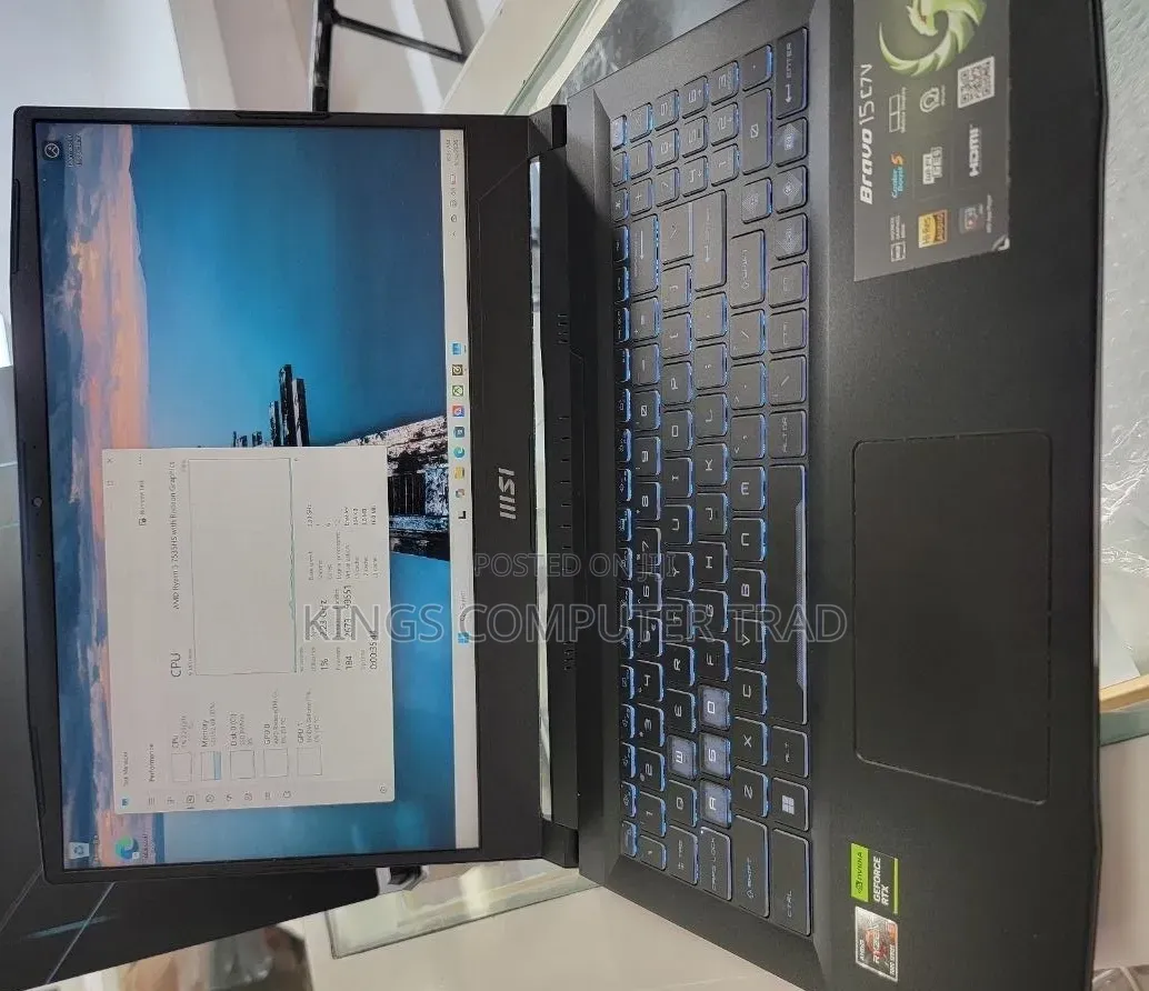 New Laptop MSI GF63 16GB AMD Ryzen 5 SSD 512GB