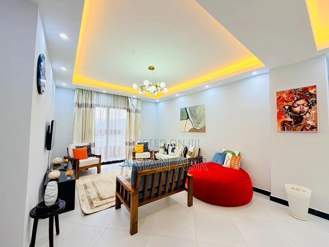 Furnished 3bdrm Apartment in Bole for rent