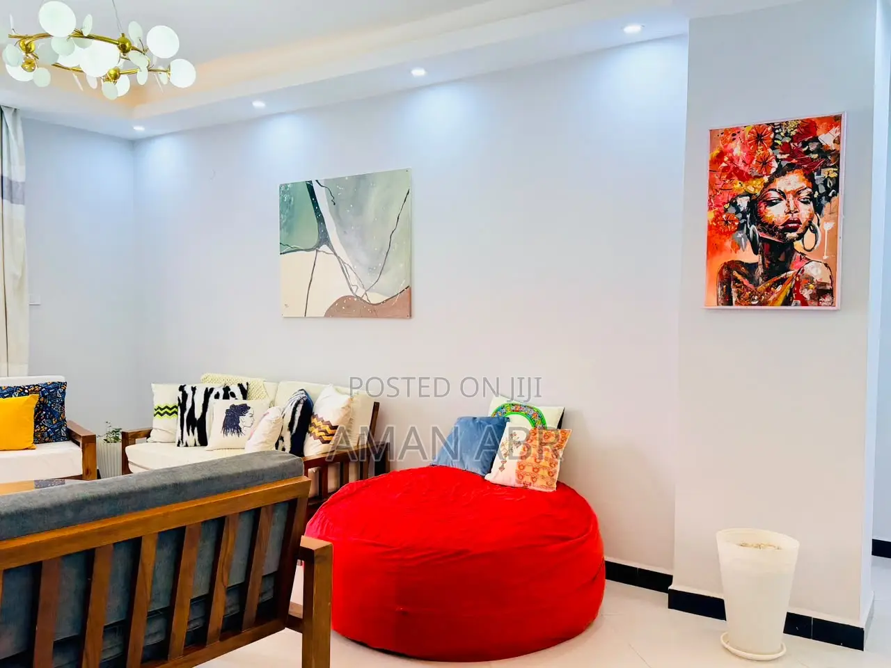 Furnished 3bdrm Apartment in Bole for rent