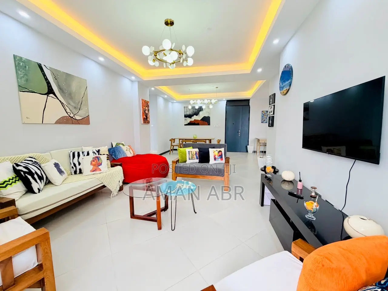 Furnished 3bdrm Apartment in Bole for rent