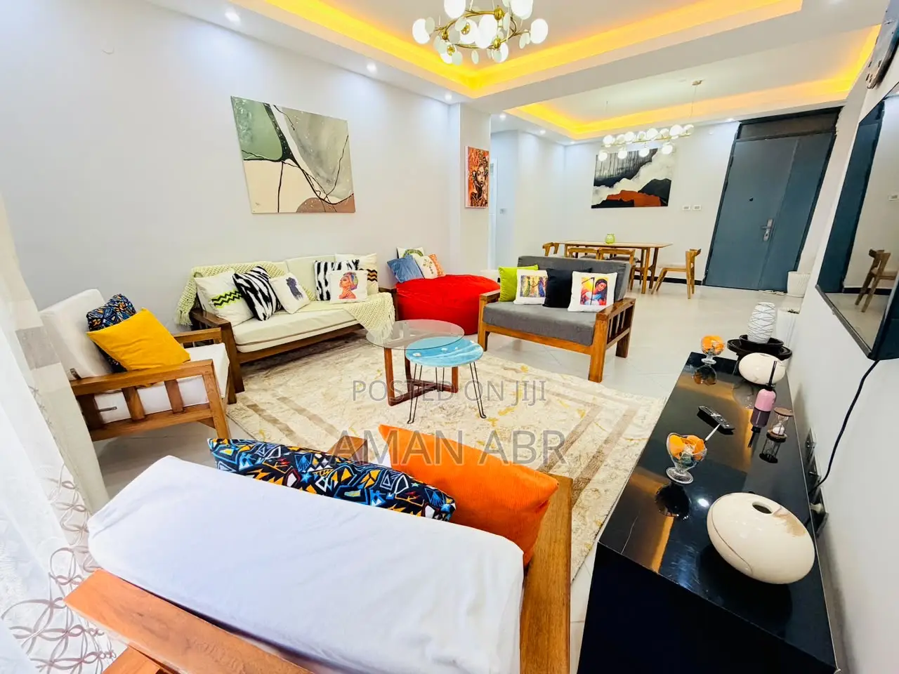 Furnished 3bdrm Apartment in Bole for rent