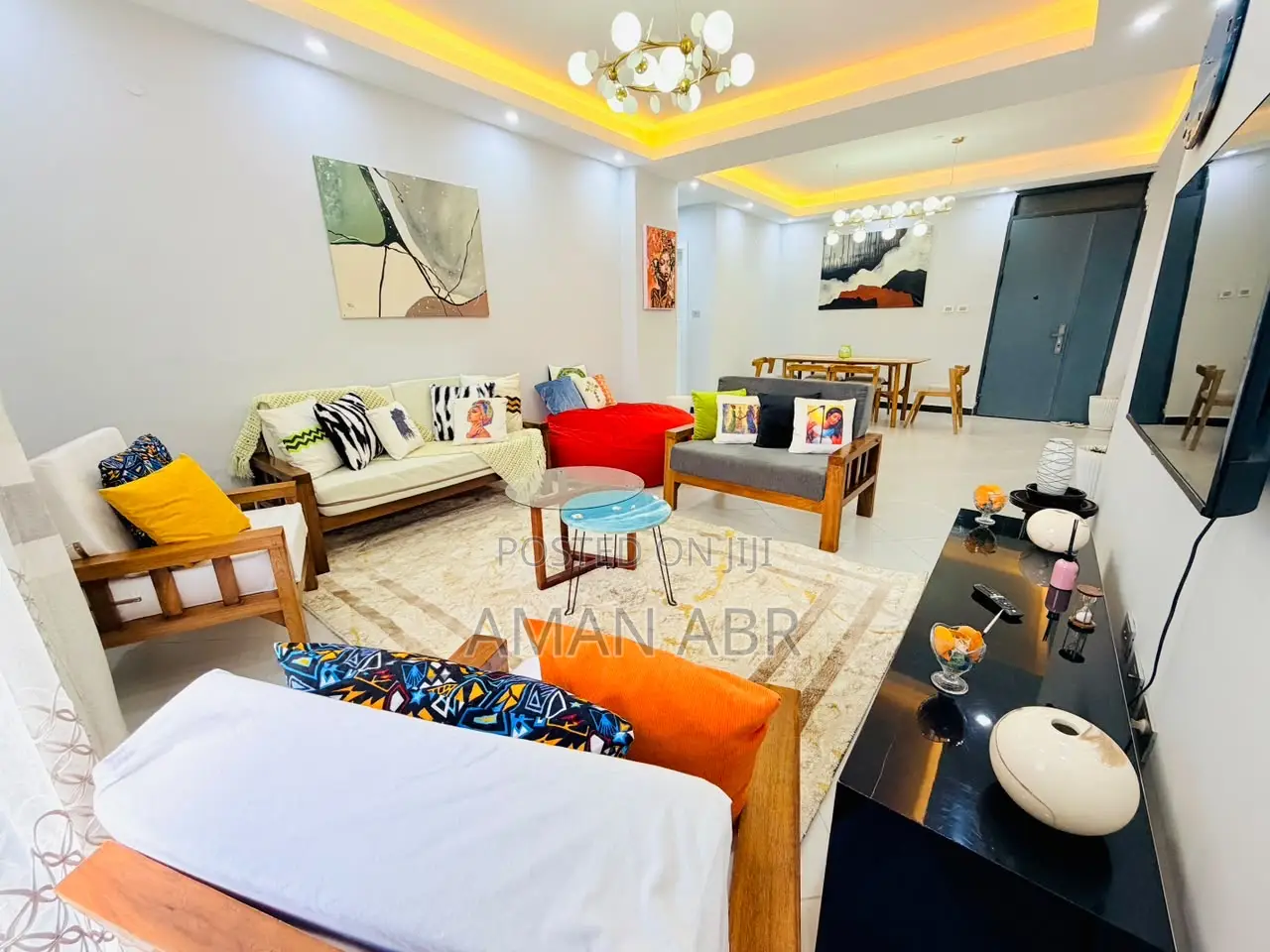 Furnished 3bdrm Apartment in Bole for rent