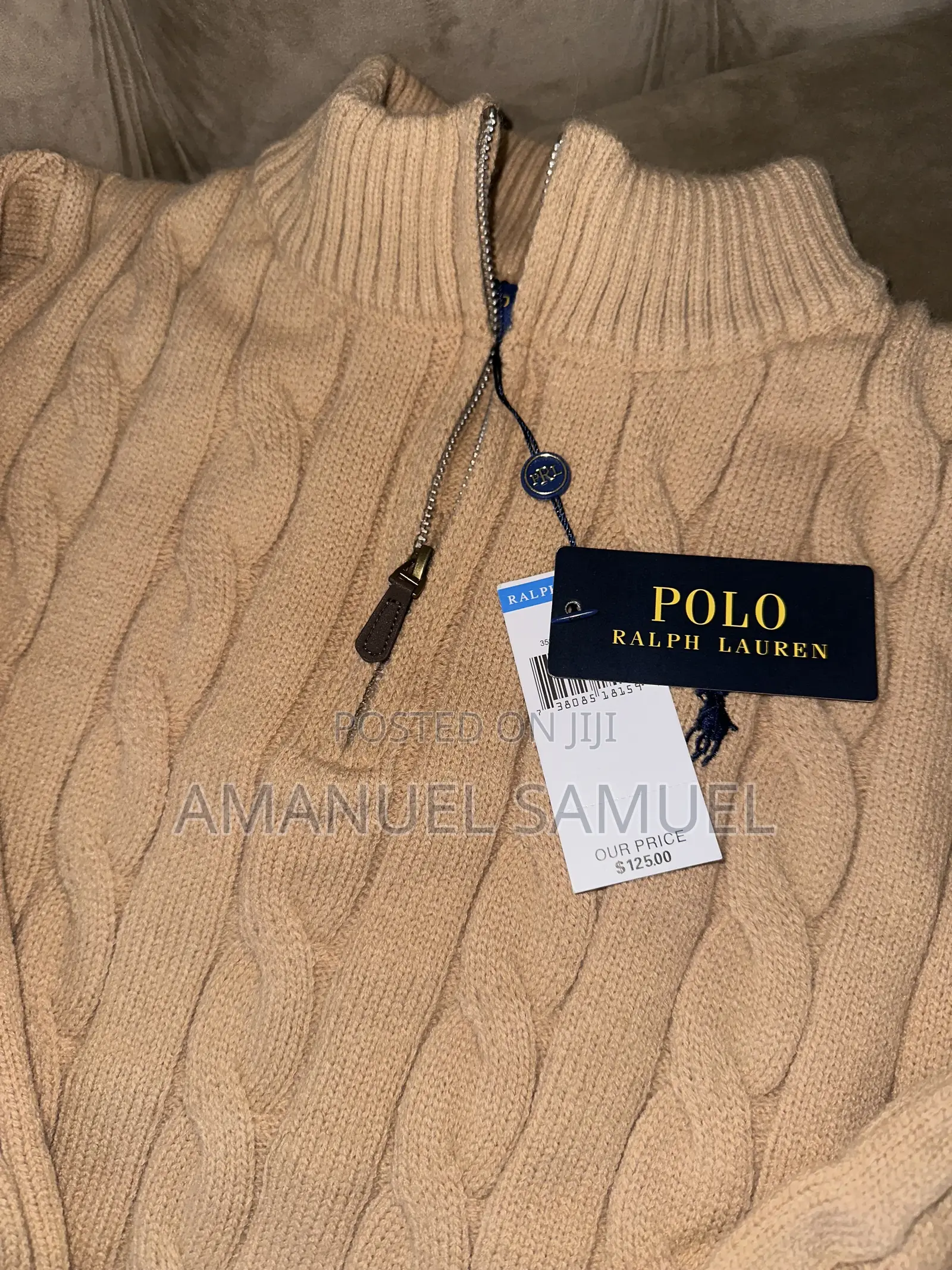 Original Ralph Lauren Old Money Style Knit Sweater ክላሲክ