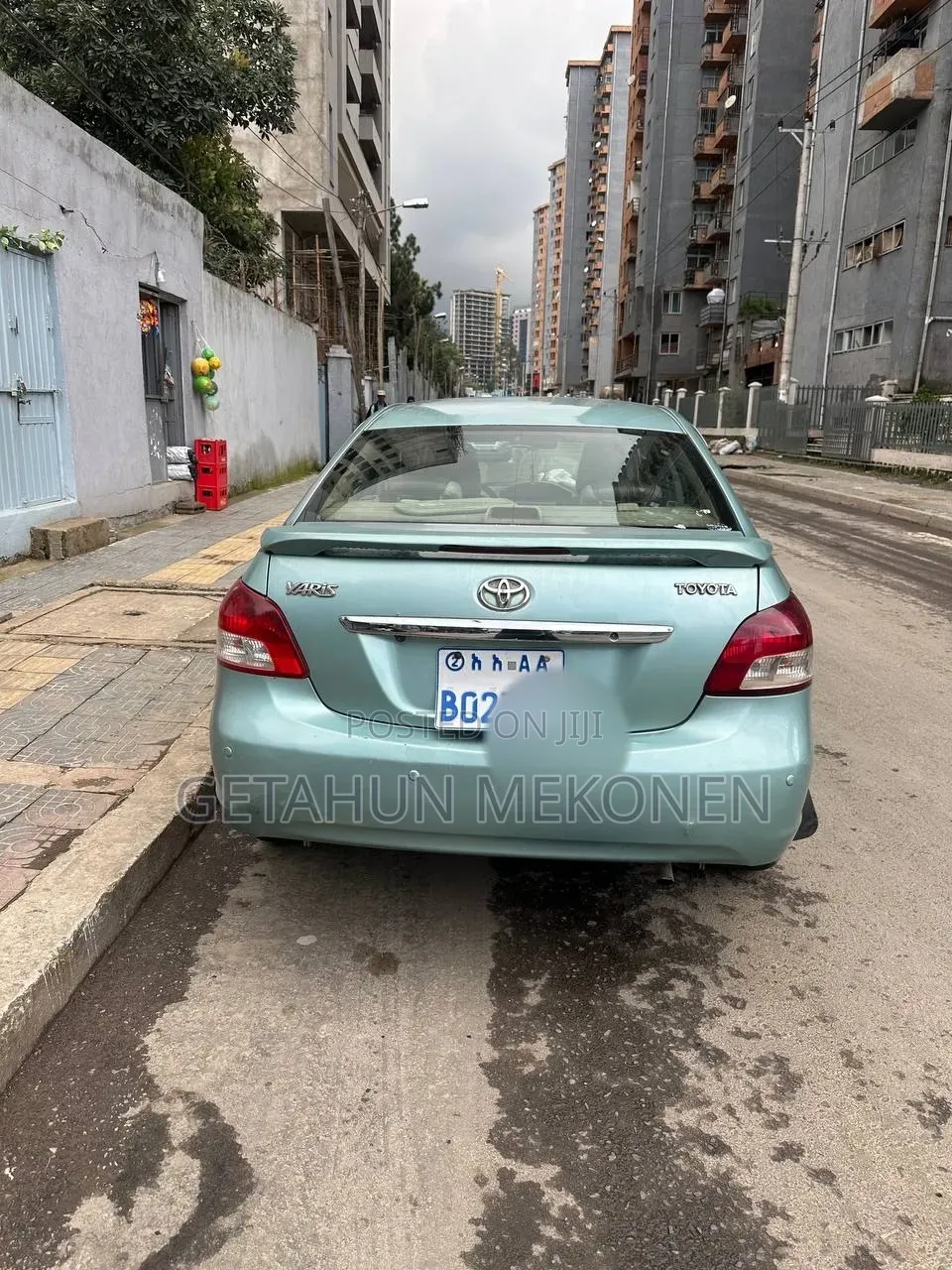 Toyota Belta 2007 Blue