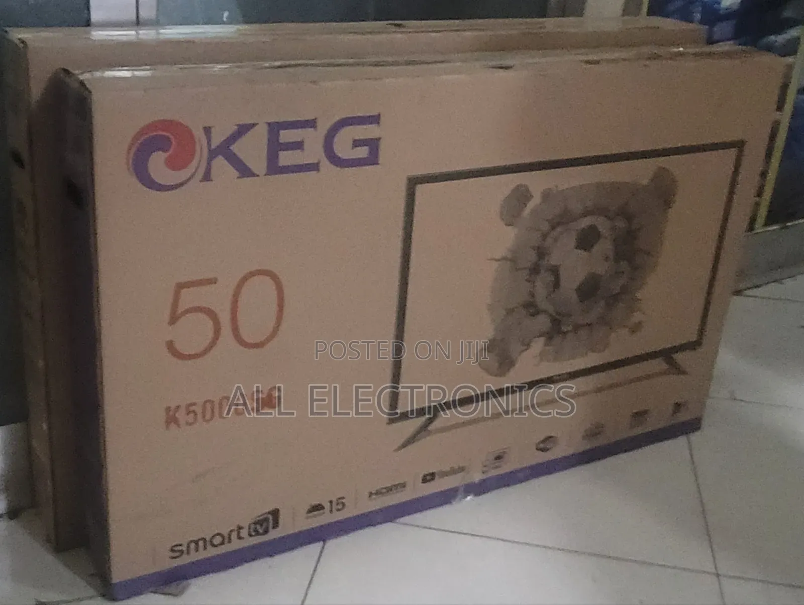 50"inch Keg Android 15. TV
