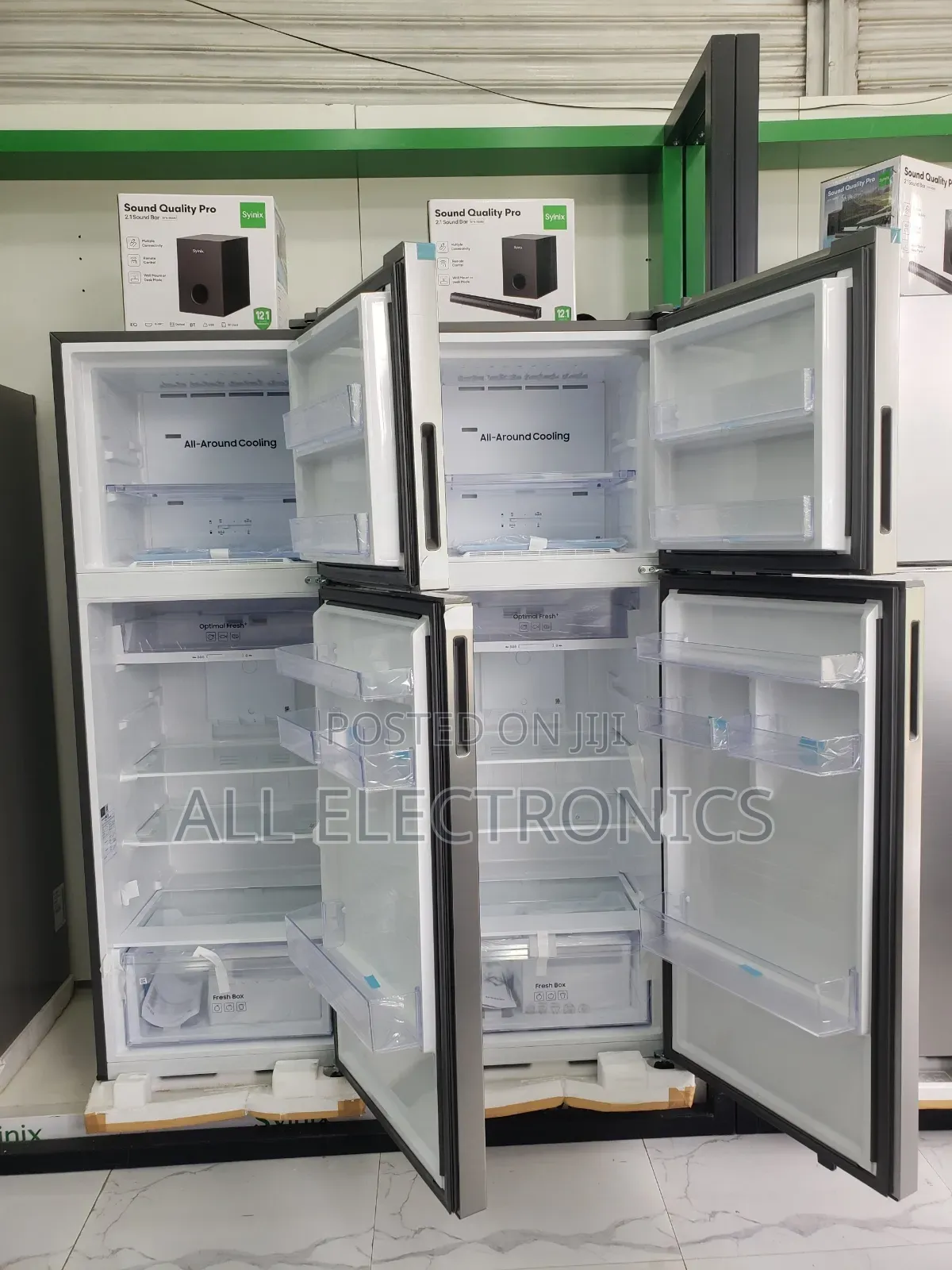 Deluxe 420"litre Fan System Refrigerator