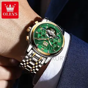 OLVES Mens Automatic Quartz Watch