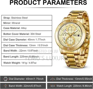BIDEN Mens Watches