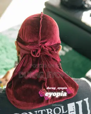 Black, Burgundy Durag
