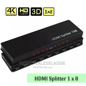 Hdmi Splitter 1x8 1 in 8 Out