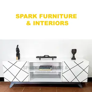 Abstract Lines Tv Stand