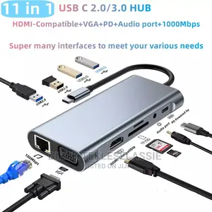 11 in 1 Usb C Hub Type C Adapter