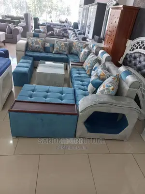 U Shaped Sofa With Table