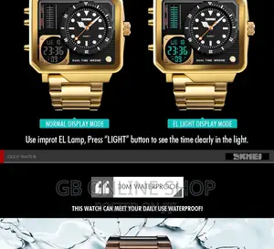 Skmei 1392 Mens Watches Waterproof Luxury Watch