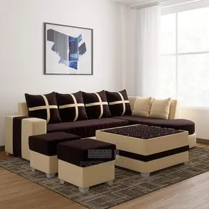 L Shaped Sofa With Table