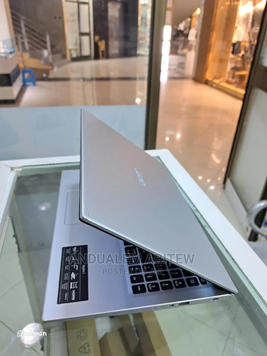New Laptop Acer Aspire 5 8GB Intel Core I3 SSHD+SSD 512GB