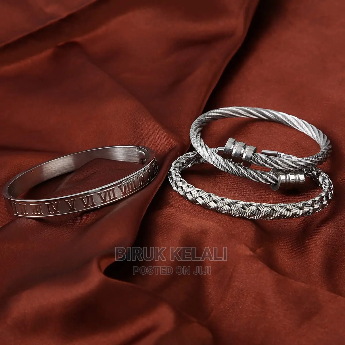 Luxury 3pcs/Set Stainless Steel Bracelet