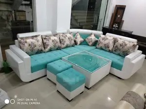 L Shaped Sofa With Table