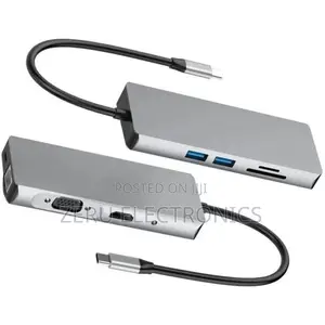 Type C to Hdmi 8 in 1 Adapter
