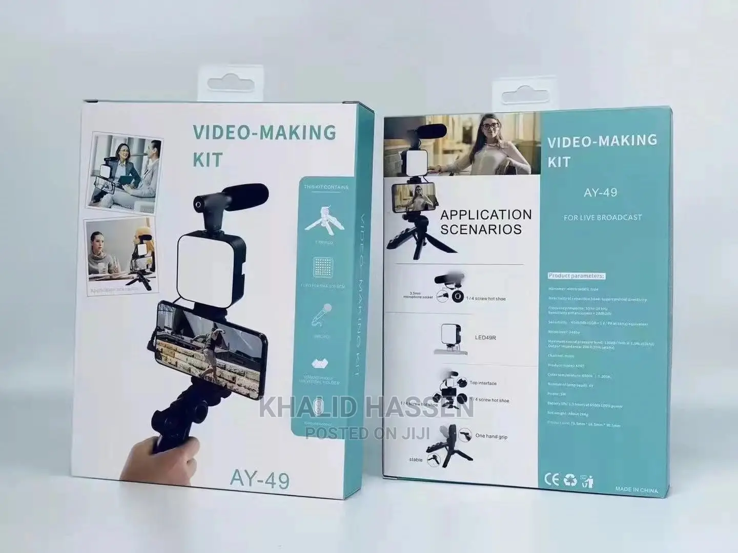 Ideo Vlogger Kits Microphone Led Fill Light Mini Tripod