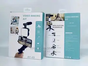 Ideo Vlogger Kits Microphone Led Fill Light Mini Tripod
