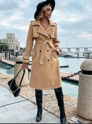 Shein Long Wool Coat UK Size 10 Camel Colour
