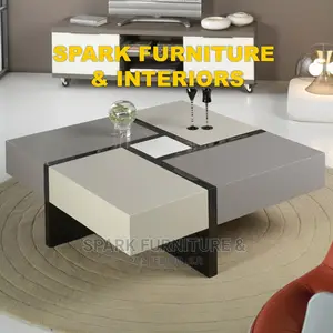 Coffee Table With 4 Drawers Ct- 001