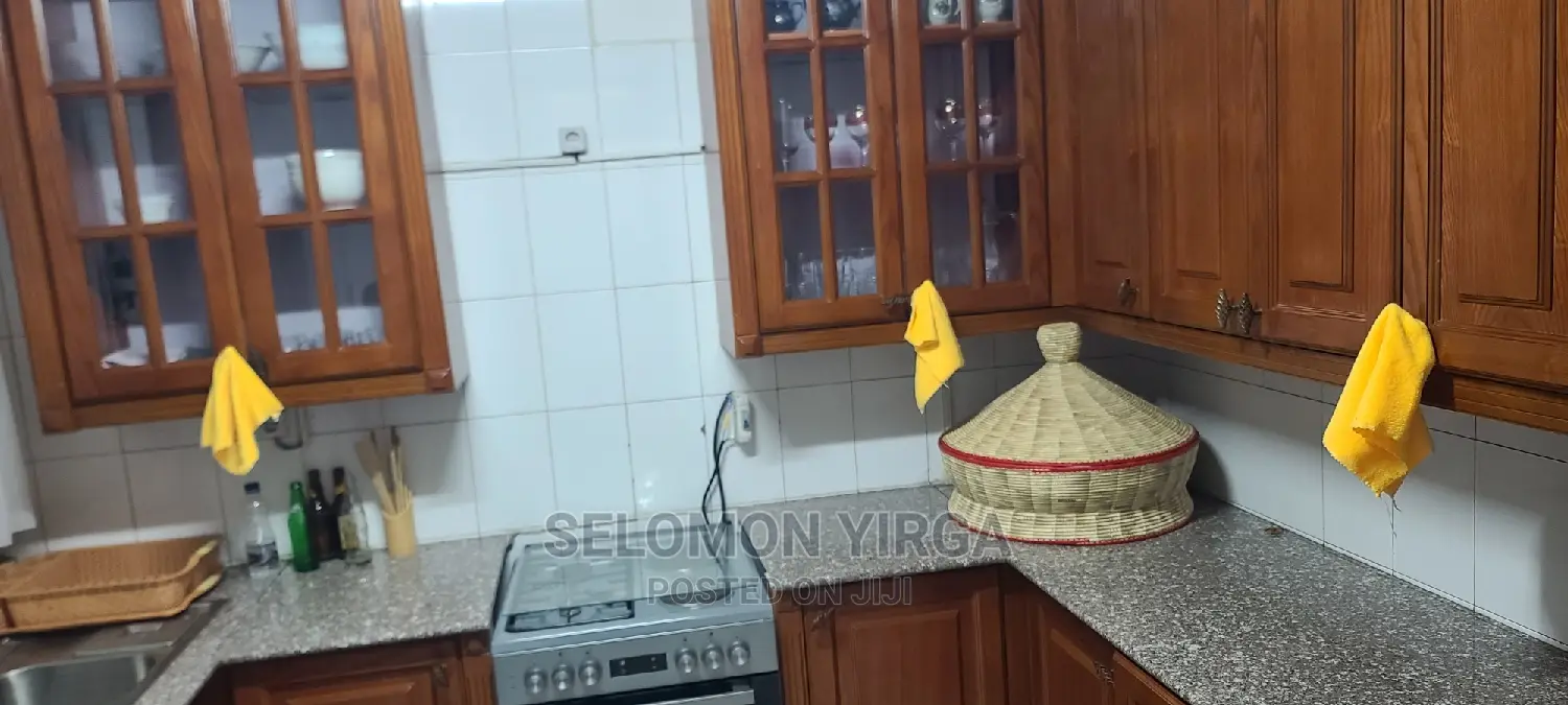 Furnished 4bdrm House in አድስ አበባ, Bole for rent