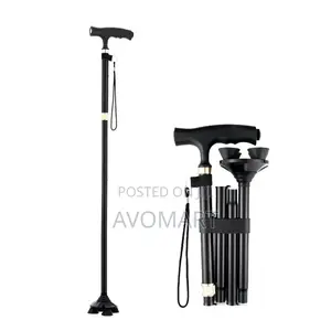 Walking Stick With LED Flashlight.