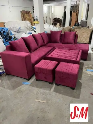 L Shaped Sofa With Table