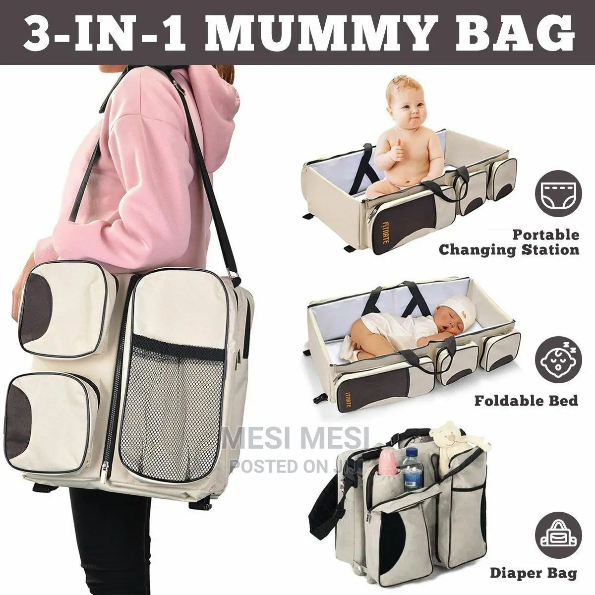 3in1 Portable Bed Travel Bag