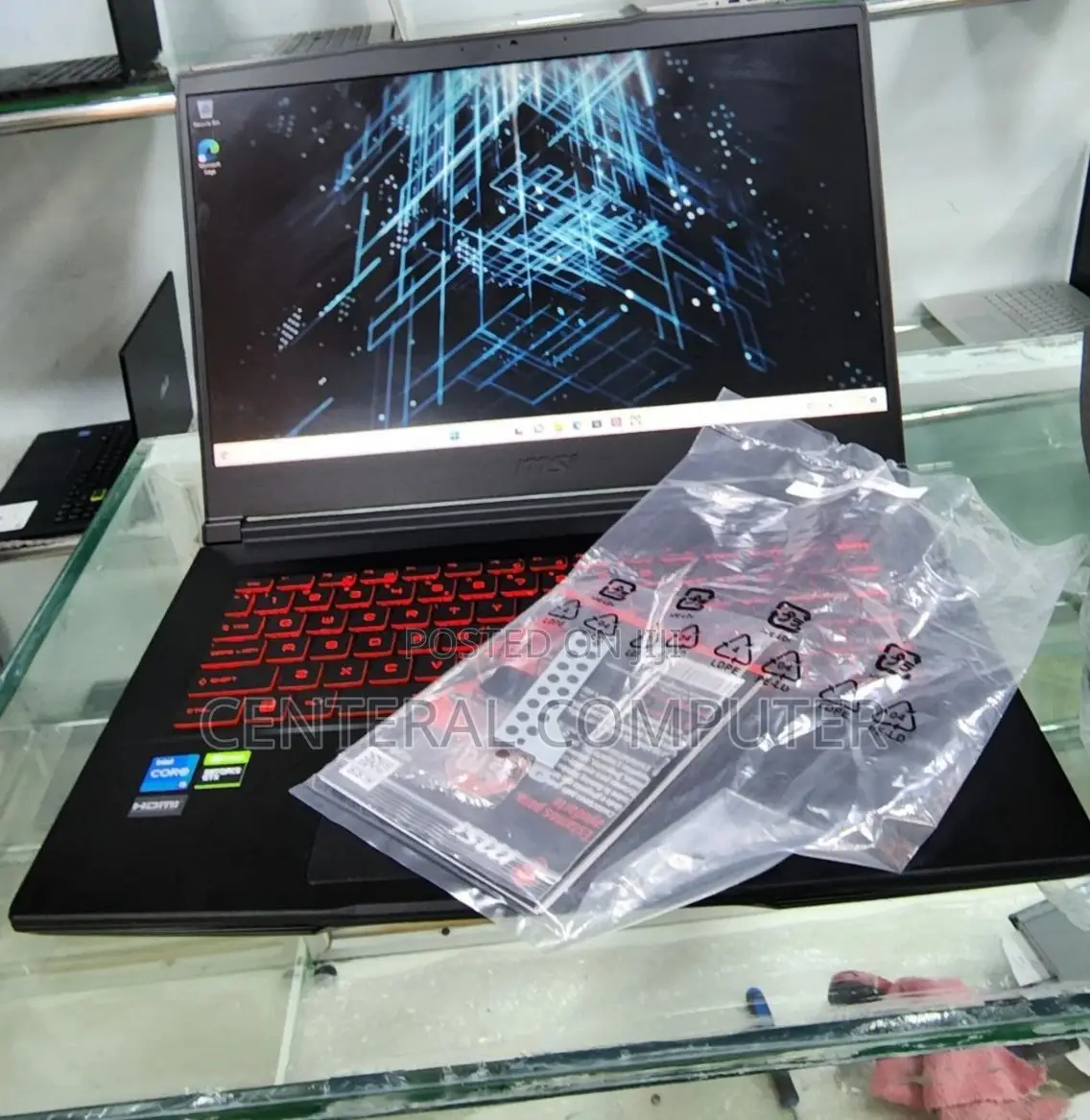 New Laptop MSI GF63 8GB Intel Core I5 SSD 256GB
